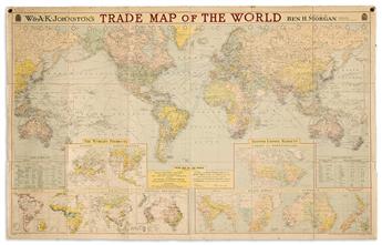 (BRITISH EMPIRE.) Group of 7 early twentieth-century imperialist propaganda maps.